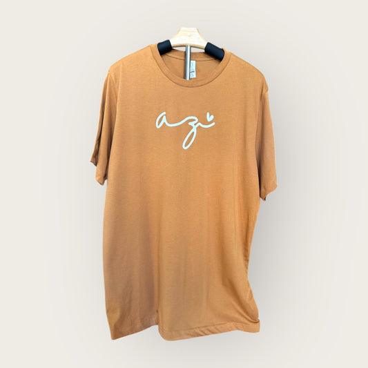 AZ t-shirt in color pumpkin