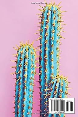 #CREATE: Cute Pink and Blue Cactus Notebook Lined 120 Pages