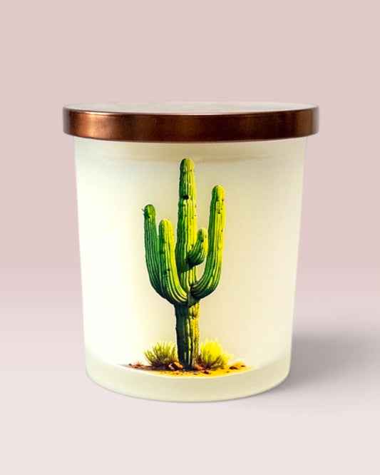 Mojave Desert 8oz Candle with Copper Lid