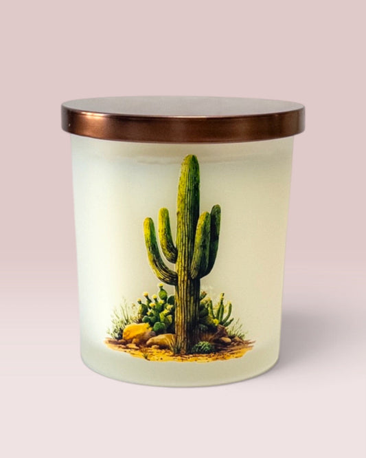 Sonoran Desert 8 oz Candle with Copper Lid