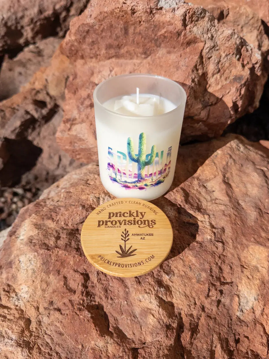 Arizona Sunset - Desert Inspired Candle | pomegranate + davana - Candle