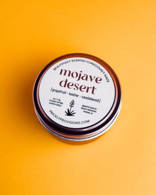 Mojave Desert 4 oz Copper Tin Candle
