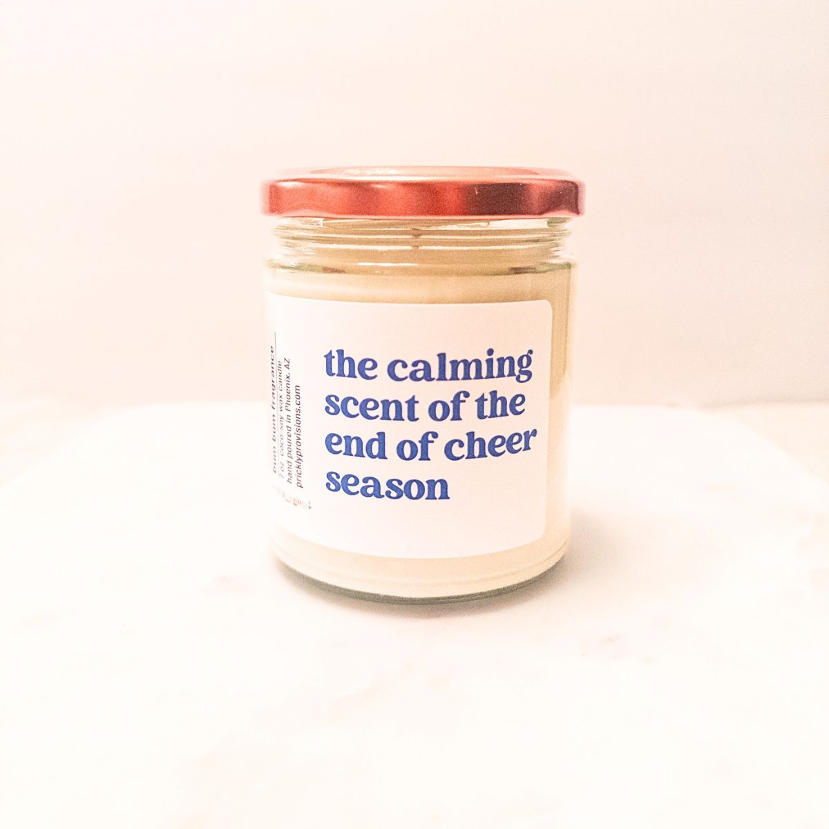 The Calming Scent of the End of Cheer Season Candle | Cheer Season Gift