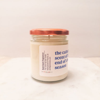 The Calming Scent of the End of Cheer Season Candle | Cheer Season Gift